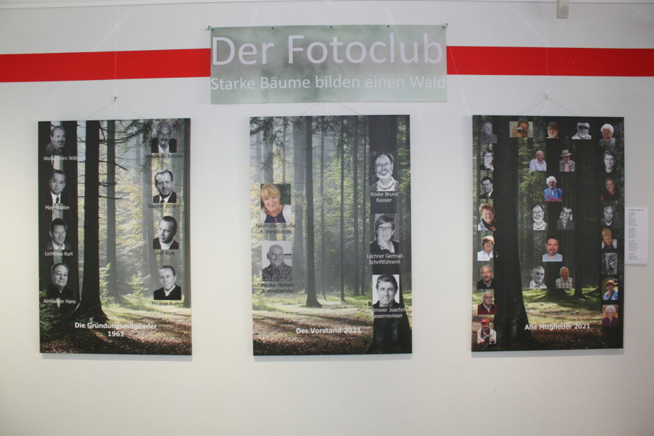 Der Fotoclub – Starke Bäume bilden einen Wald – Ausstellung